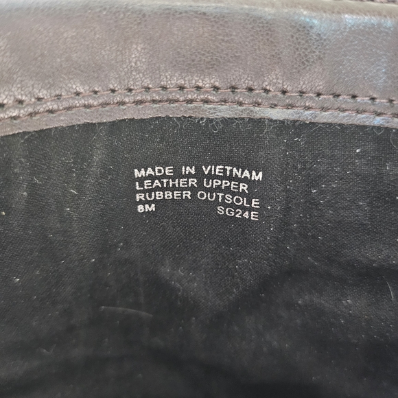 Michael Kors Women's Crosby Moto Bootie Motorcycle Boot Chocolate SZ 8 - Picture 8 of 8